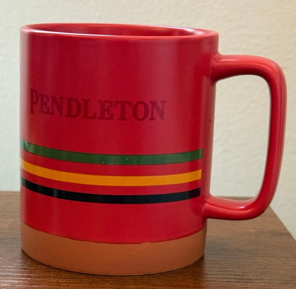 Pendleton National Parks Rainier Mug Red Ceramic Stoneware 18oz